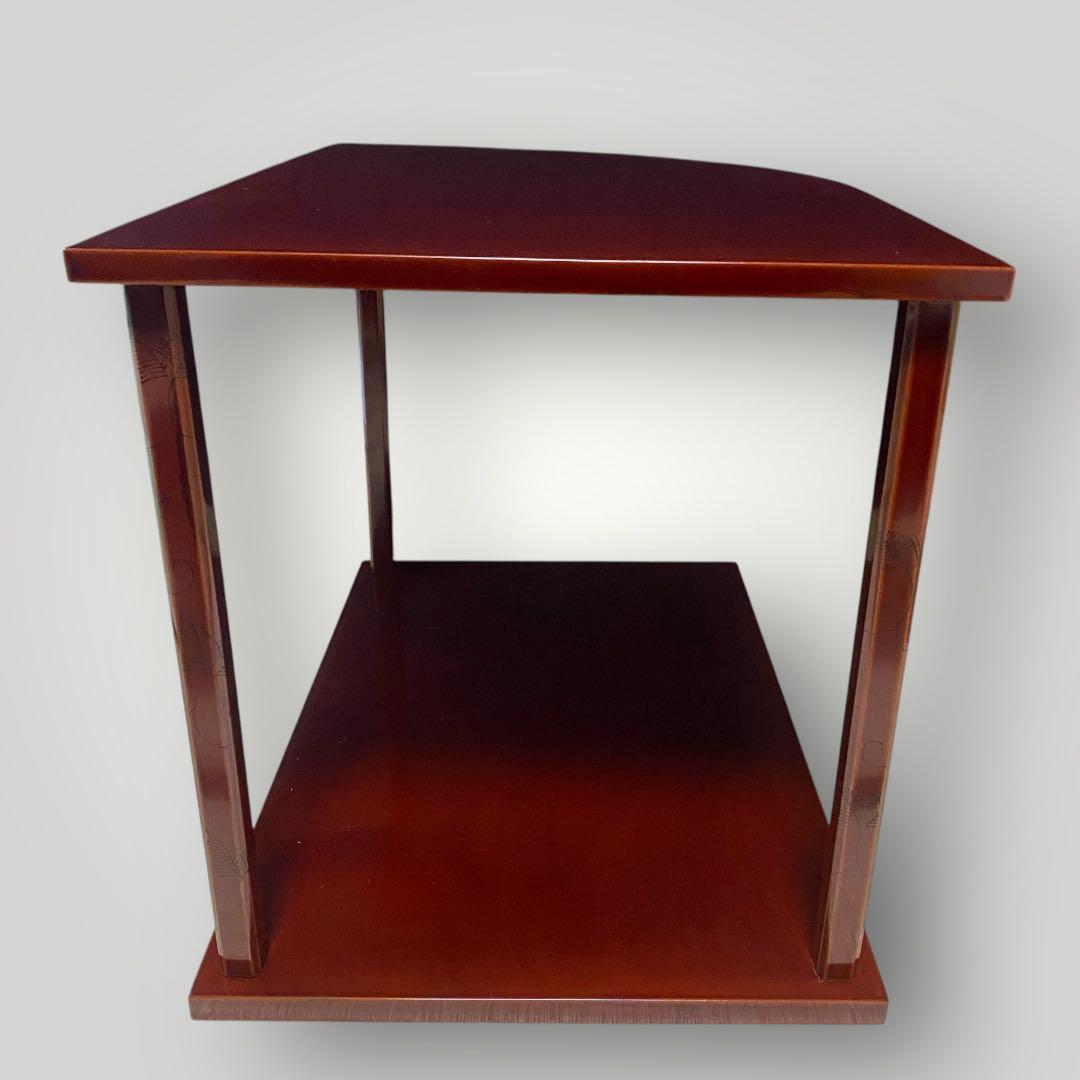 淡々斎好 表完 作 誰袖棚 共箱 茶棚 茶道具