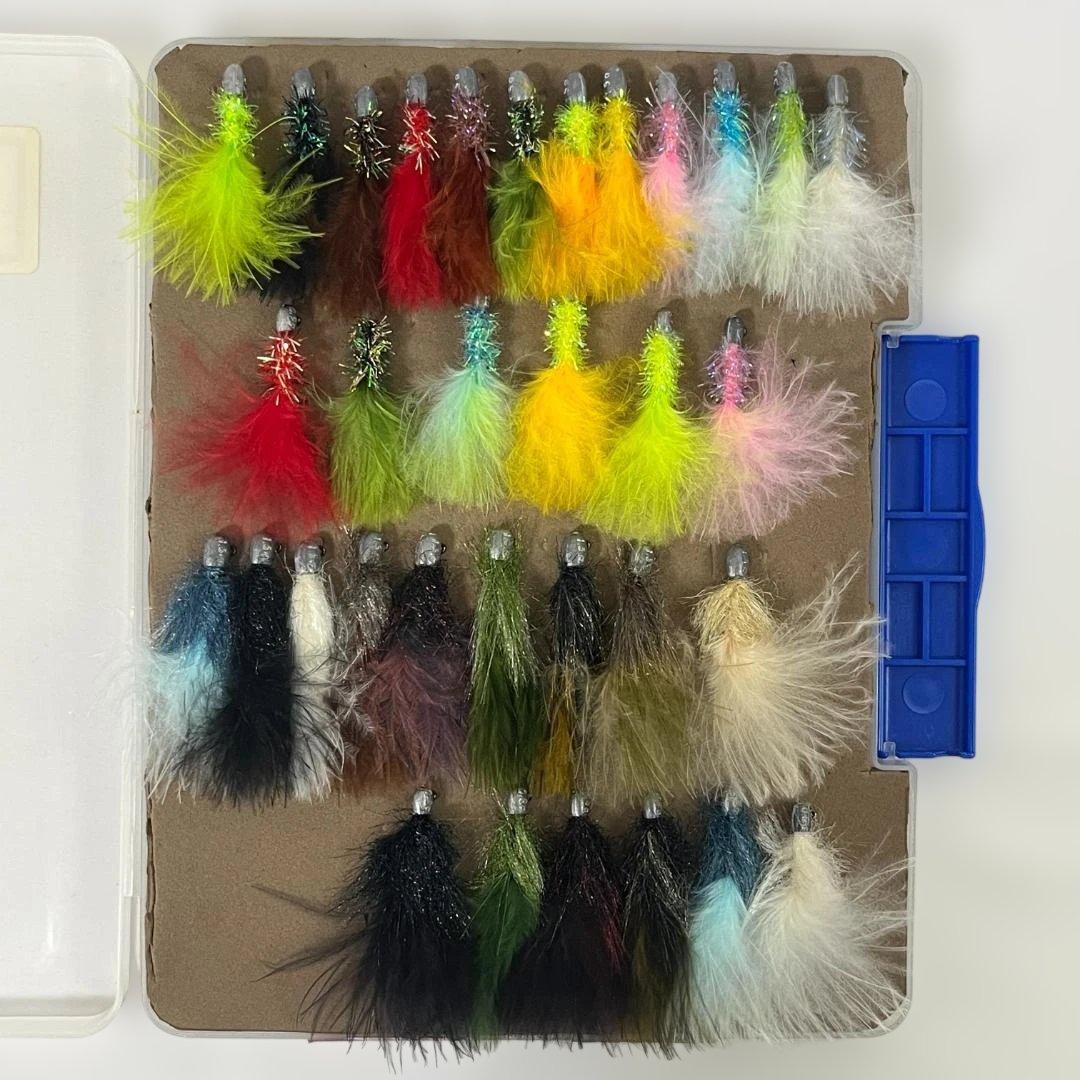 【迅速配送】ハートデザイン フェザールアー 33個 ケース付