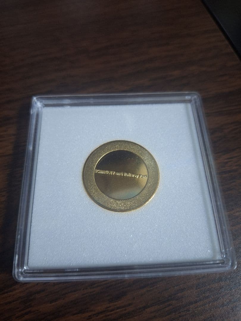 リニア・鉄道館 公開記念メダル N700XO 24金メッキ
