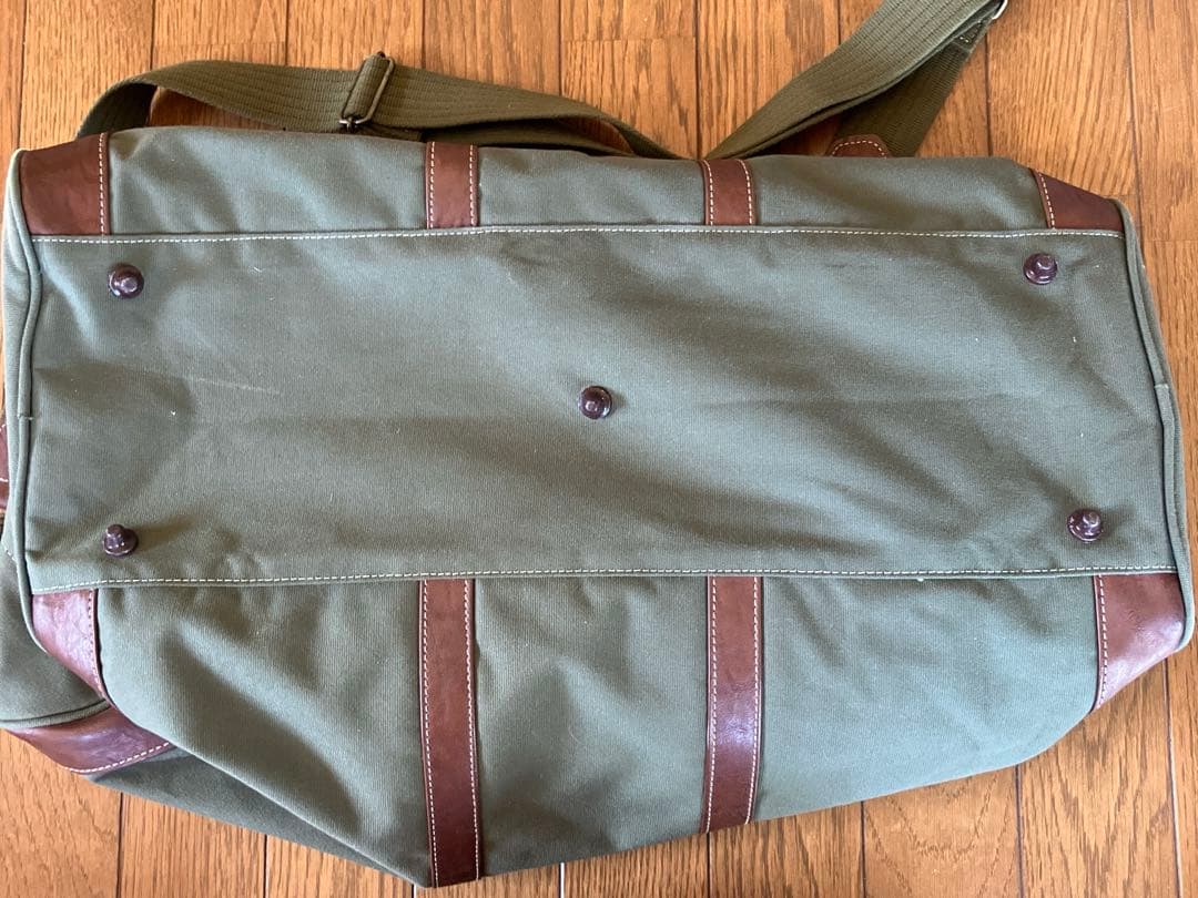 80年代　LUCKY STRIKE ボストンバッグ オリーブグリーン