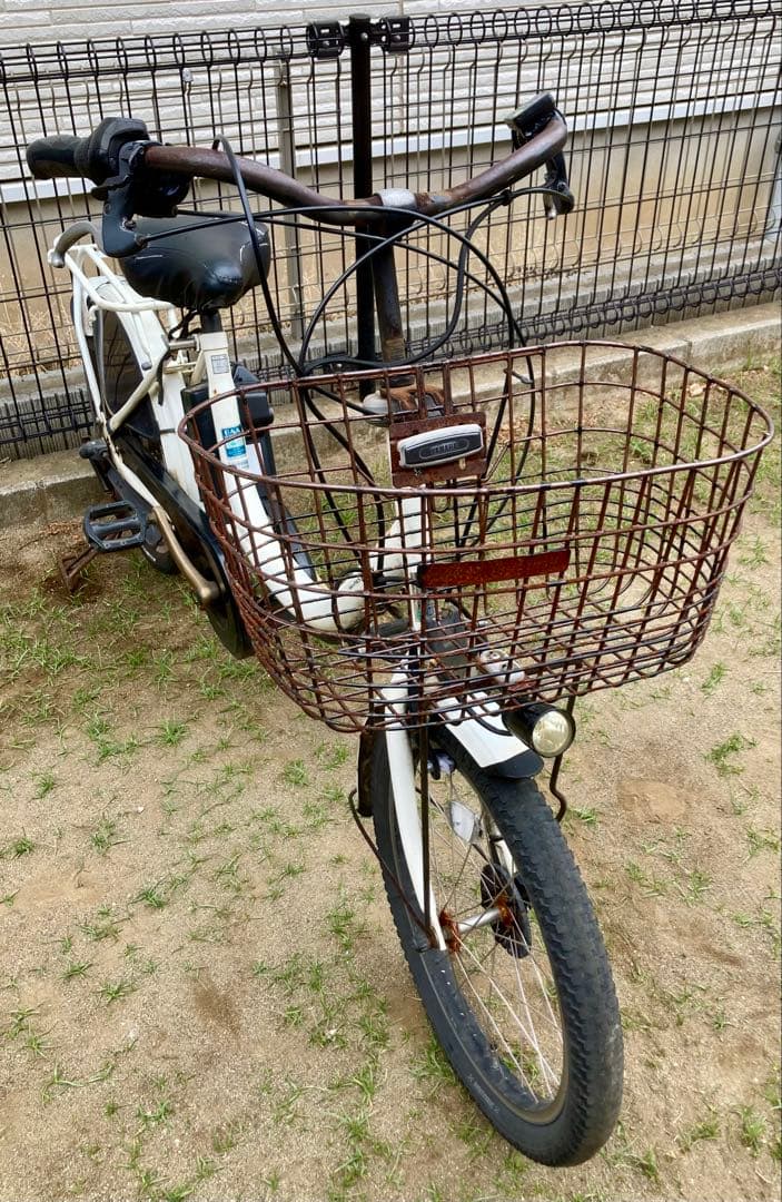 2万円支払済新品のチェーンに交換済み ヤマハPasBaby 電動アシスト自転車
