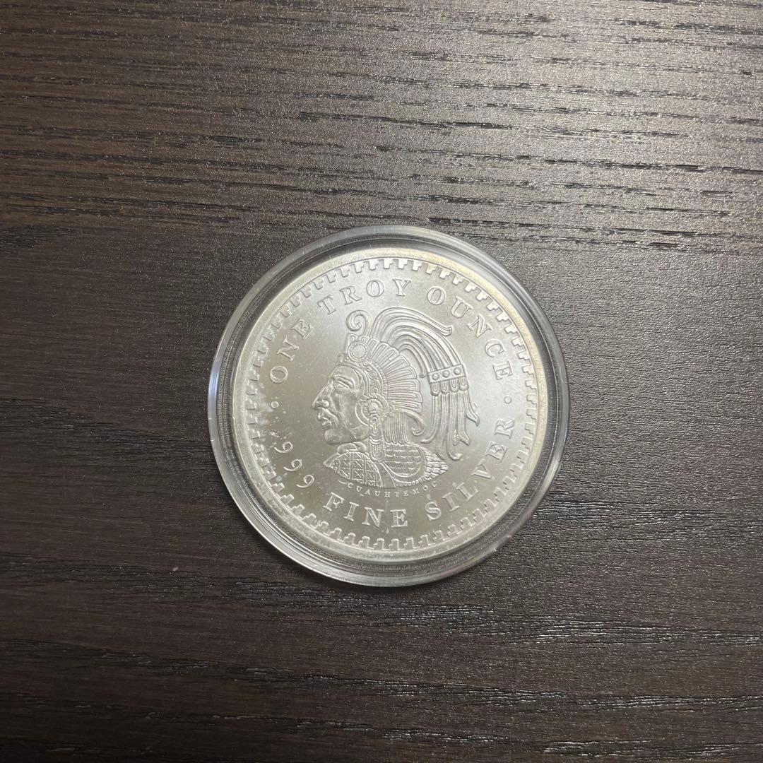 アステカ暦　1オンス銀貨 純銀