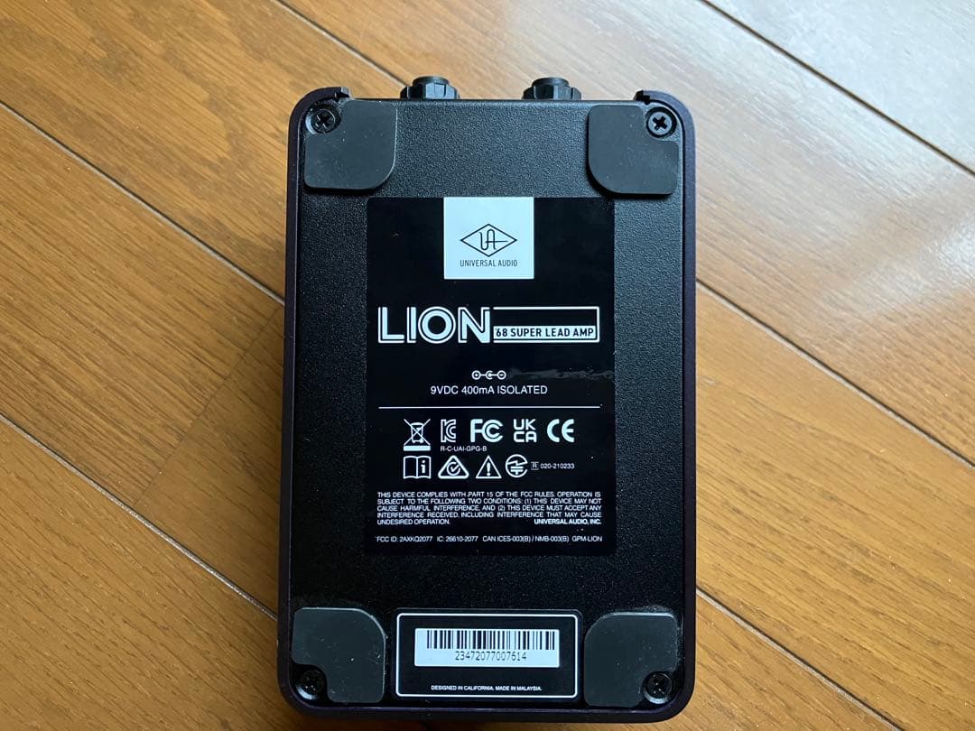 ギター Universal Audio UAFX LION '68 SUPER LEAD