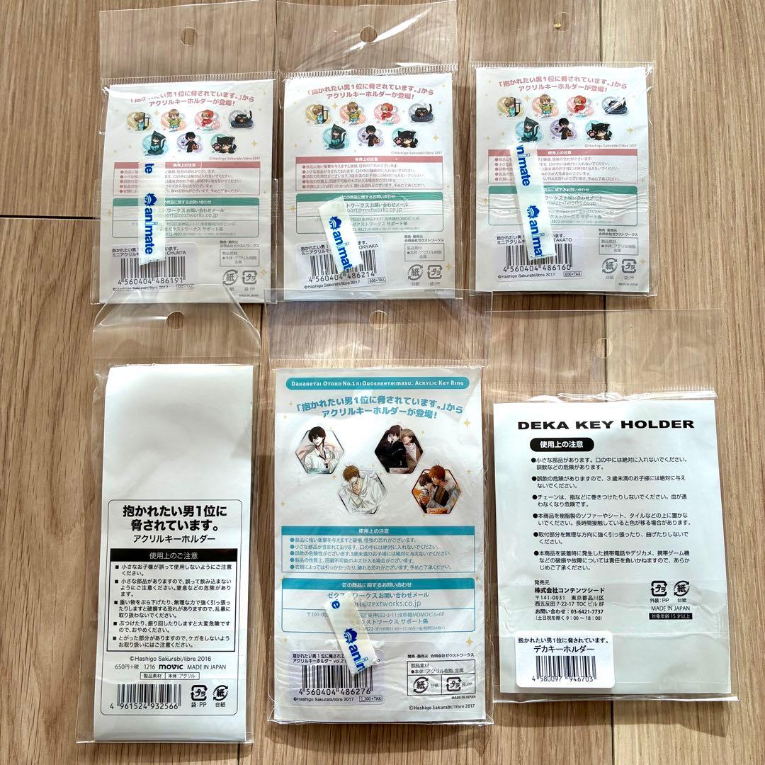 抱かれたい男1位に脅されています。　アクリルキーホルダー