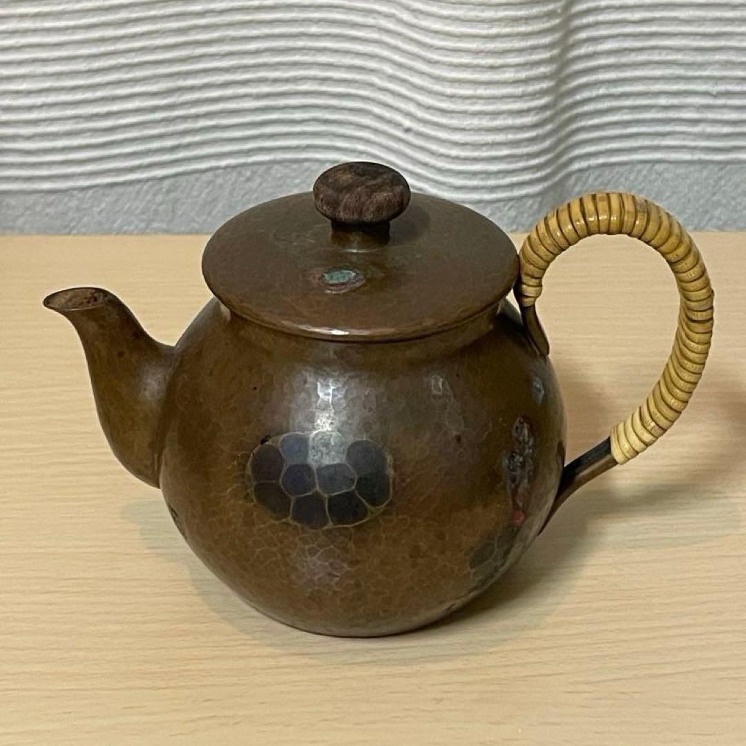 銅瓶 玉川堂 鎚起銅器