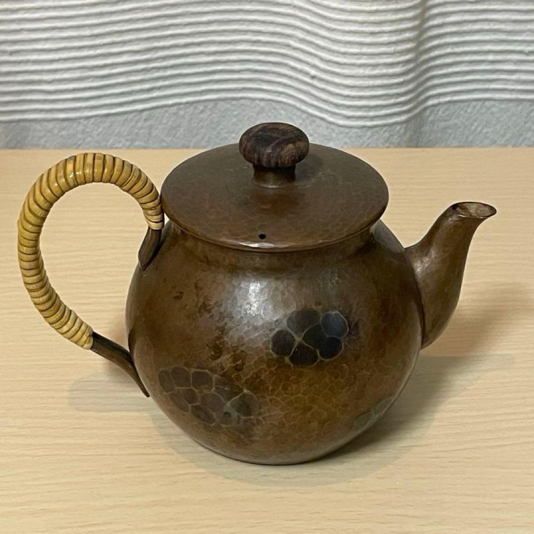 銅瓶 玉川堂 鎚起銅器