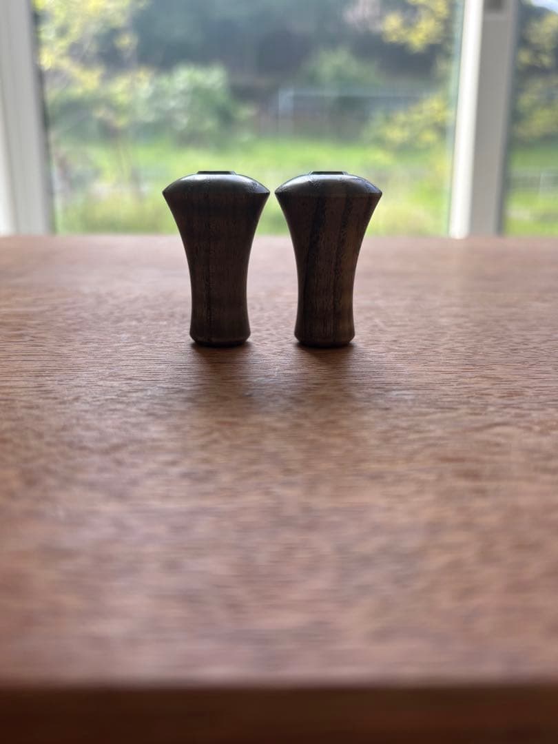 ハンドルノブ 神代栃 ラウンドタイプ　スプリームスタイル　わたらせ樹脂工房