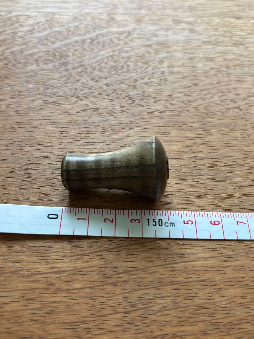 ハンドルノブ 神代栃 ラウンドタイプ　スプリームスタイル　わたらせ樹脂工房