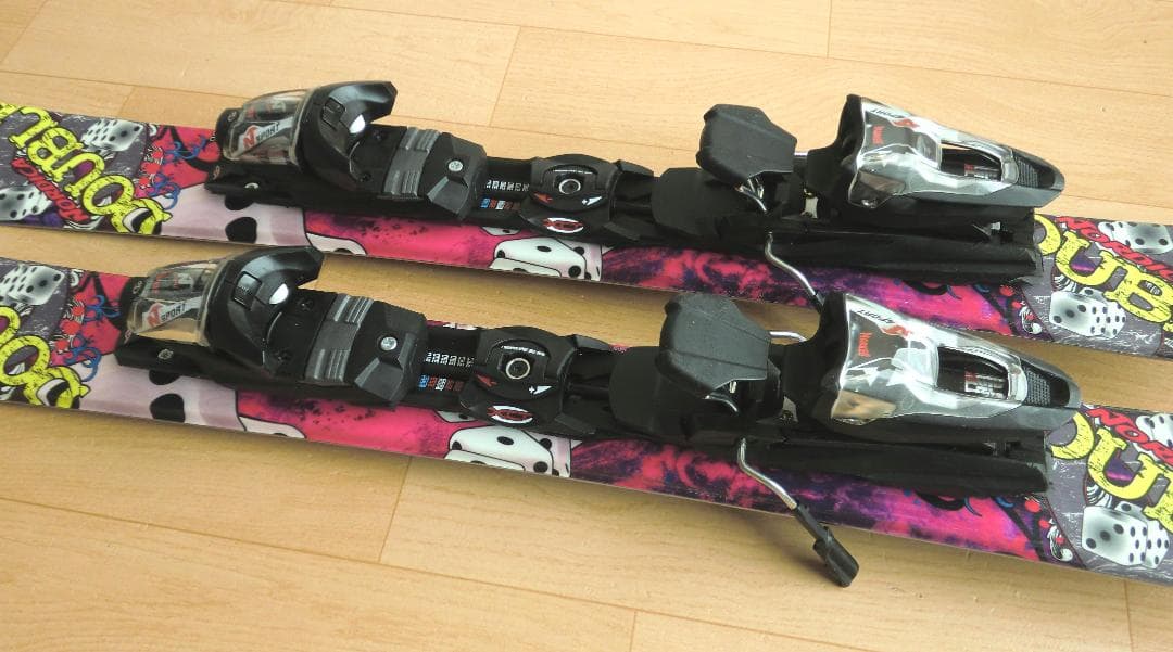 ■■送料無料■ノルディカ■DOUBLE■ショートスキー■99cm■メンテ付■■
