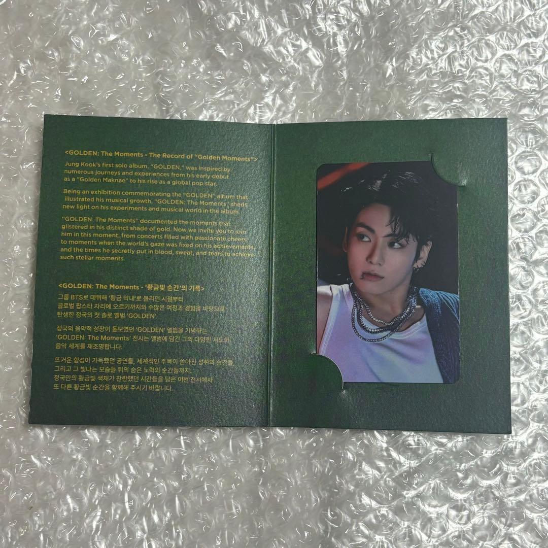 BTS ジョングク 展示会 GOLDEN トレカ インド 5