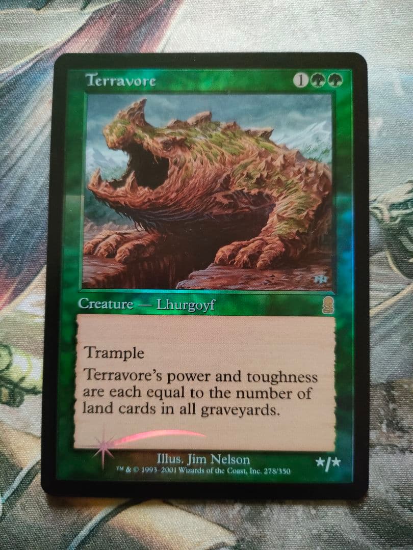 MTG 旧枠 foil 土を食うもの/Terravore 英語版 1枚 ODY