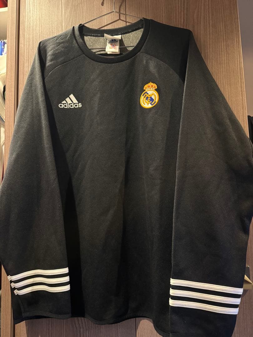 ビンテージ ラリーガ レアルマドリード ロングスリーブ カットソー フットボール