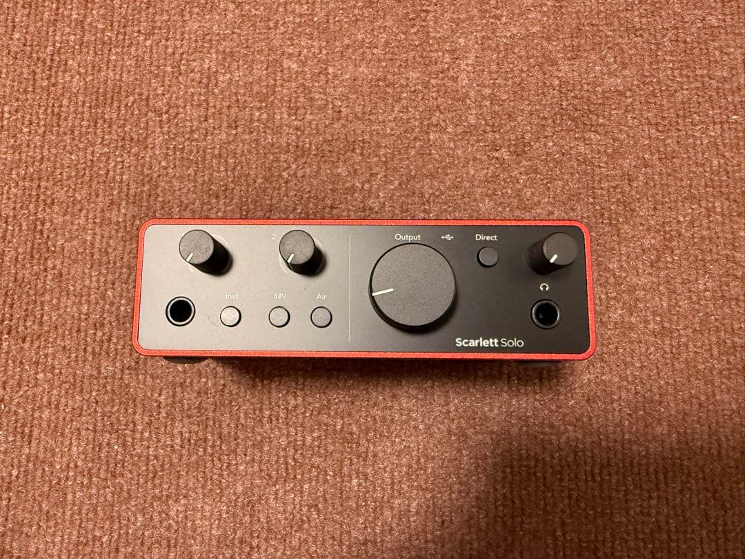 DTM・DAW [temple1]Focusrite Scarlett Solo