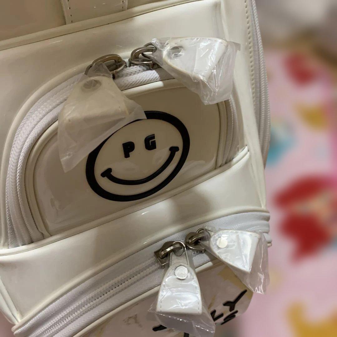 新品　PEARLY GATES パターンオーダー品 　キャディーパッグ　白