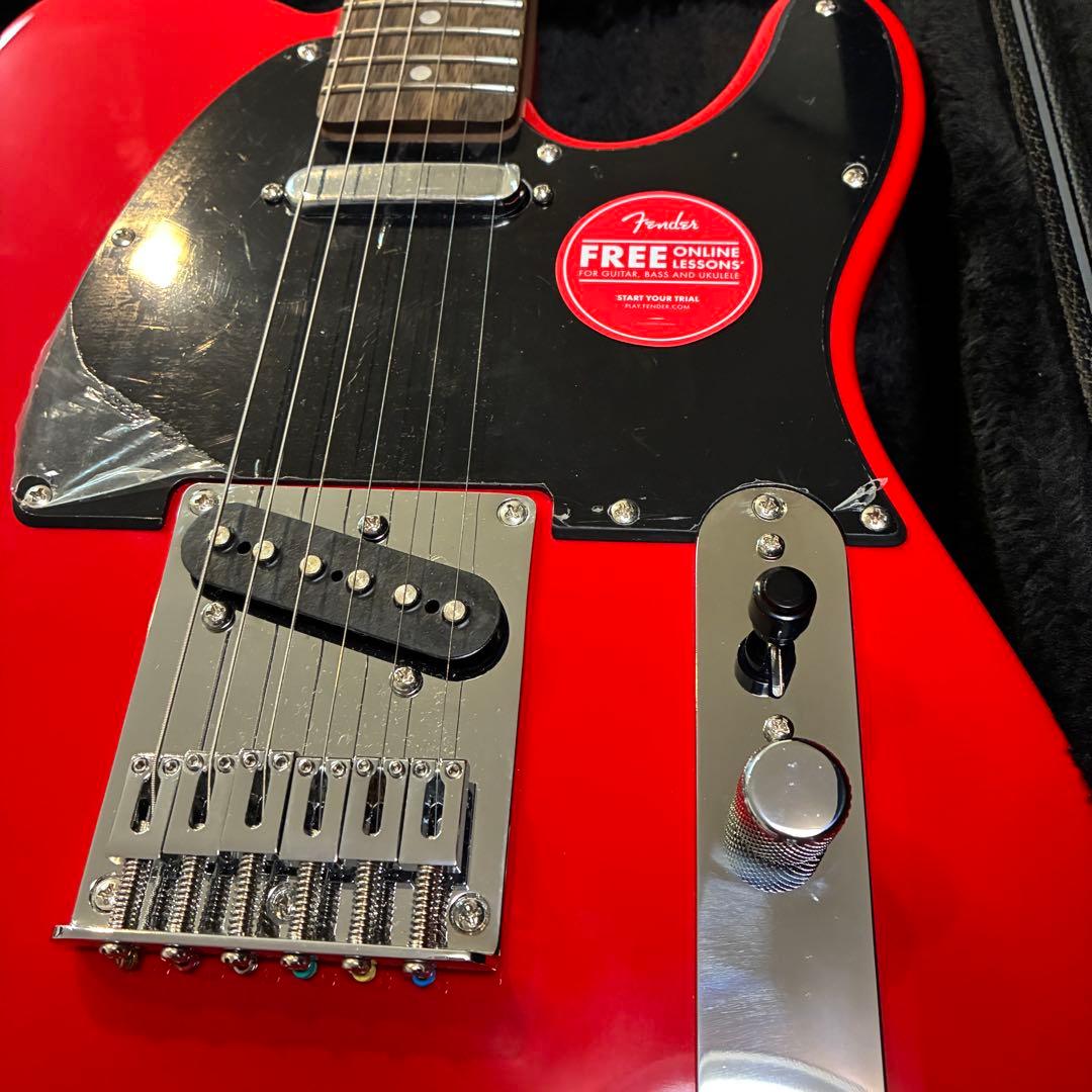 【極美品/傷なし】Squier by fender テレキャスター　赤　2023