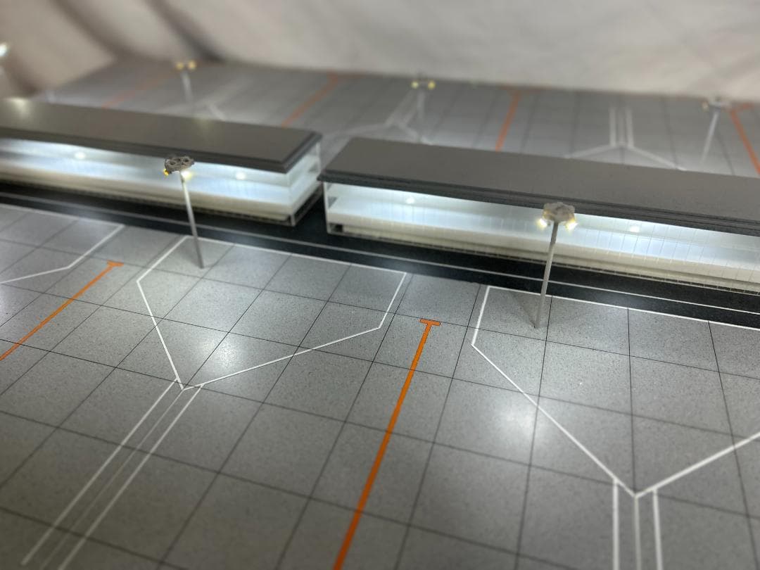 空港ジオラマ模型　DeltaGroove 1514　terminal　1/400