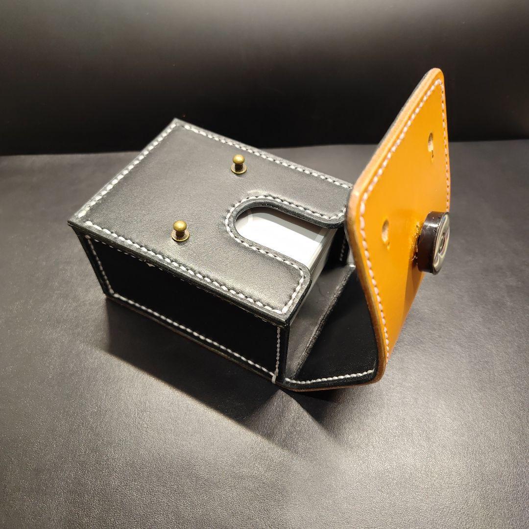 【本革使用】ハンドメイドデッキケース　蓋部栃木レザー　ポケモンアクセサリー付き