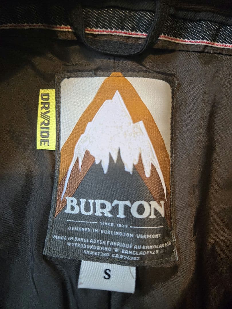 BURTON ブラック スノーボードパンツ