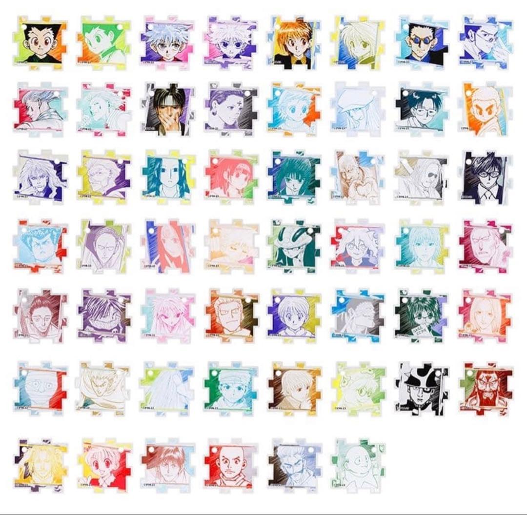 冨樫義博展 HUNTER×HUNTER つながるアクリルパズルコレクションコンプ
