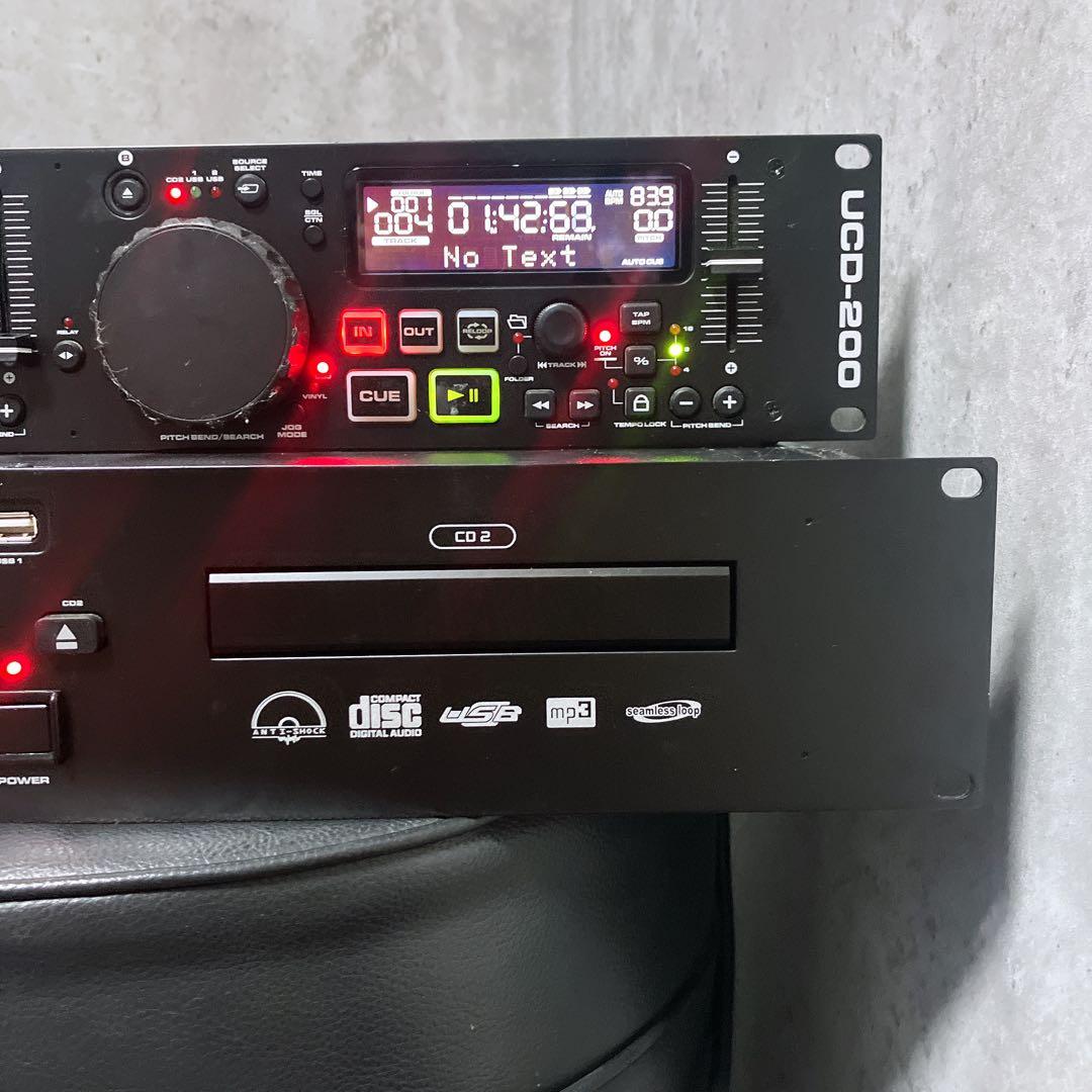 【希少】アメリカンオーディオ デュアルCDプレーヤー UCD-200 CDJ