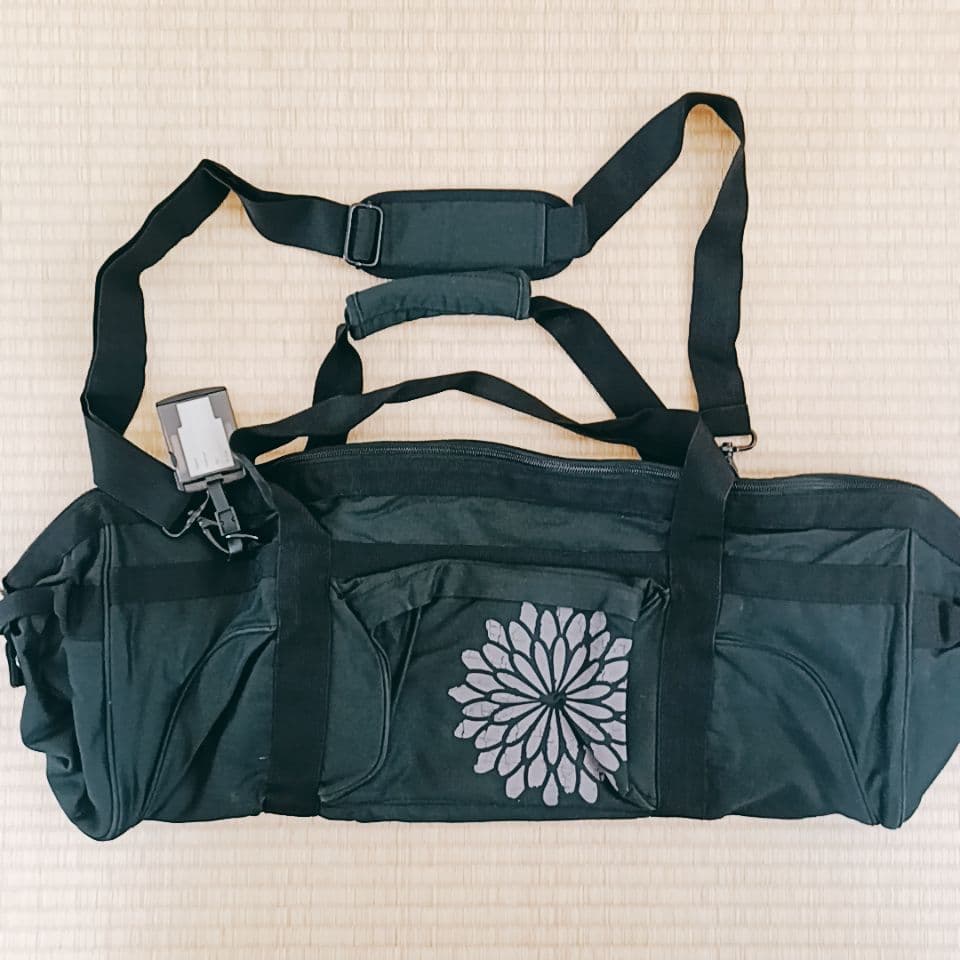 プレミアムキャリーオールキャンバスヨガバッグ