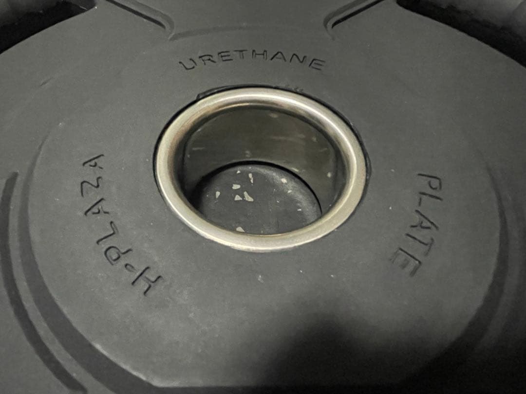 ②IROTEC PU(ウレタン)オリンピックプレート 15kg