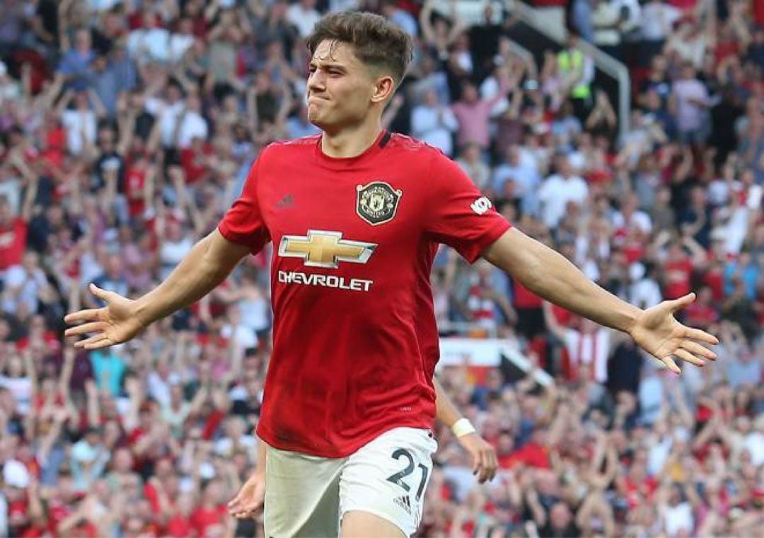 マンチェスター・ユナイテッド ジャージ ダニエル・ジェームズ　UKサイズL