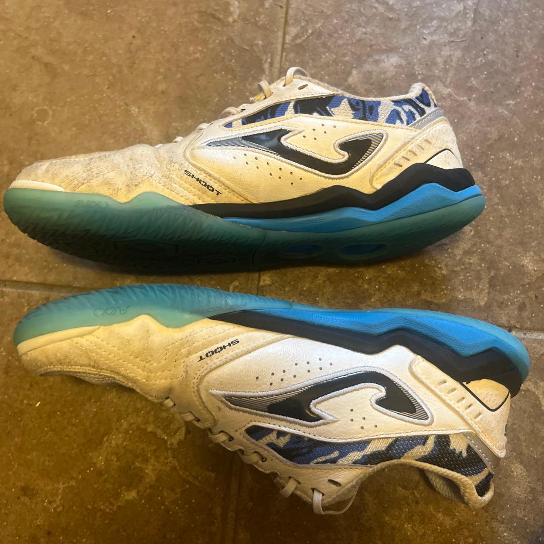 Joma Reactive フットサルシューズ ホワイト/ブルー　25cm