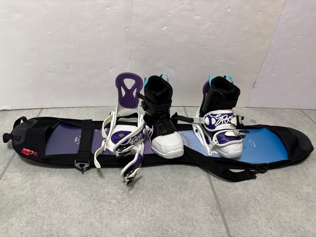 キッズスノーボード フルセット　板100㎝　BOA ブーツ21.22㎝