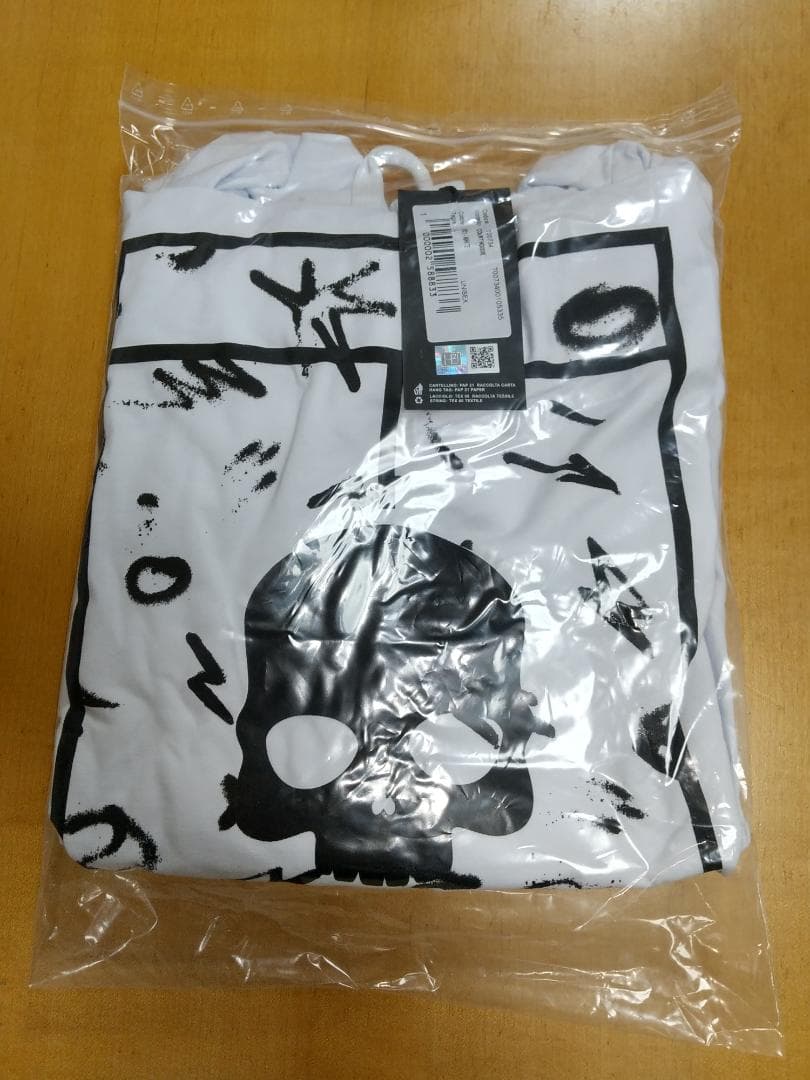 HYDROGEN（ハイドロゲン） COURT コート フーディ パーカー（白）