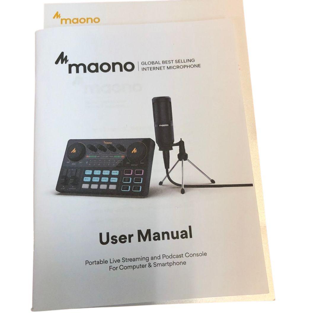 新品未使用 maono マオノ オーディオインターフェース