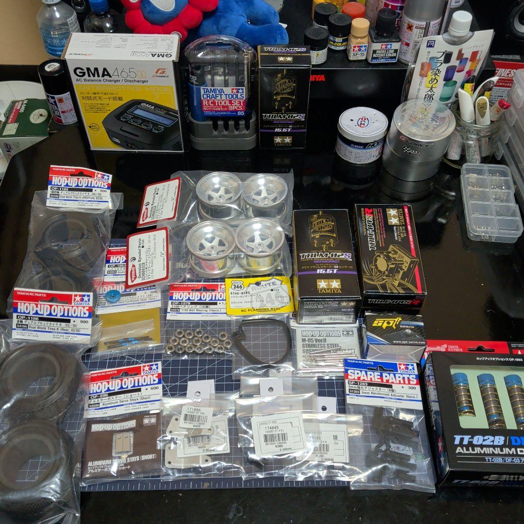 タミヤ　ホットショットII　ブロックヘッドモータース　カスタム　ブラシレスセット