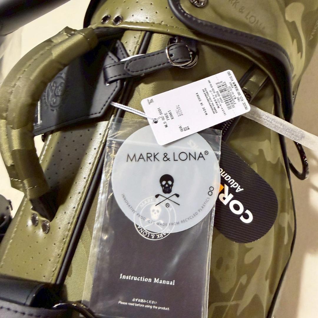 25aw 最新モデル MARK&LONA マーク＆ロナ スタンド式キャディバッグ