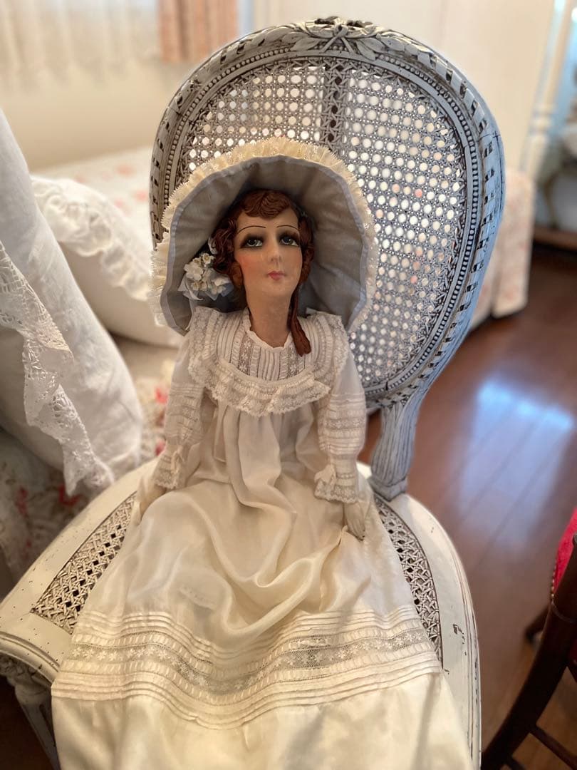 最終売切り価格❣️♡フランスアンティーク ラタン チェア♡フランスアンティーク家具