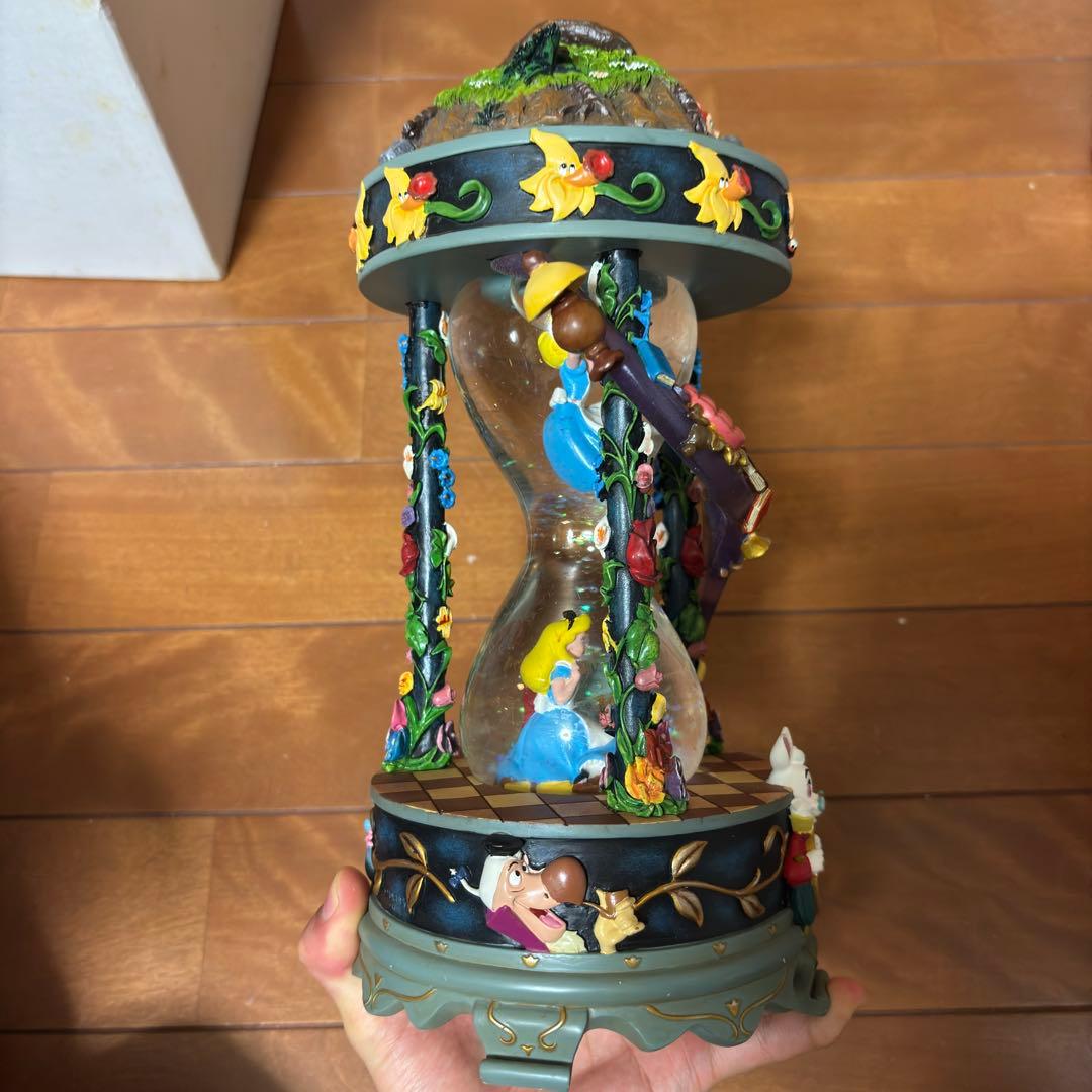 ★希少【新品未開封】不思議の国のアリス オルゴール付 スノーグローブ