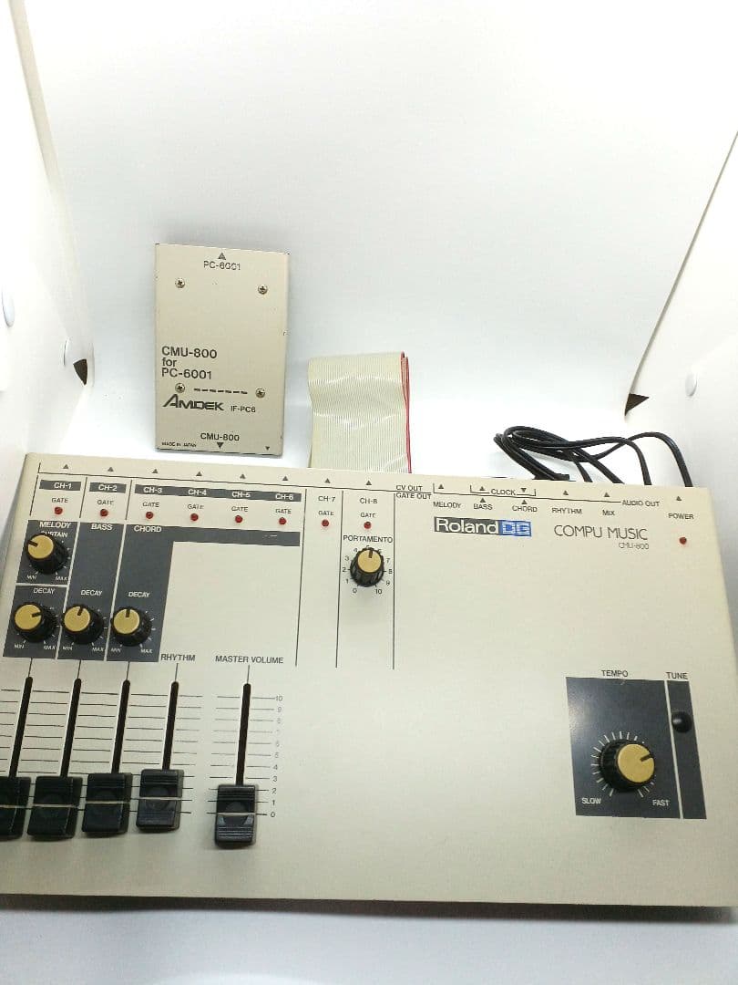 CMU-800(ローランドDG)と、IF-PC6 for PC-6001のセット