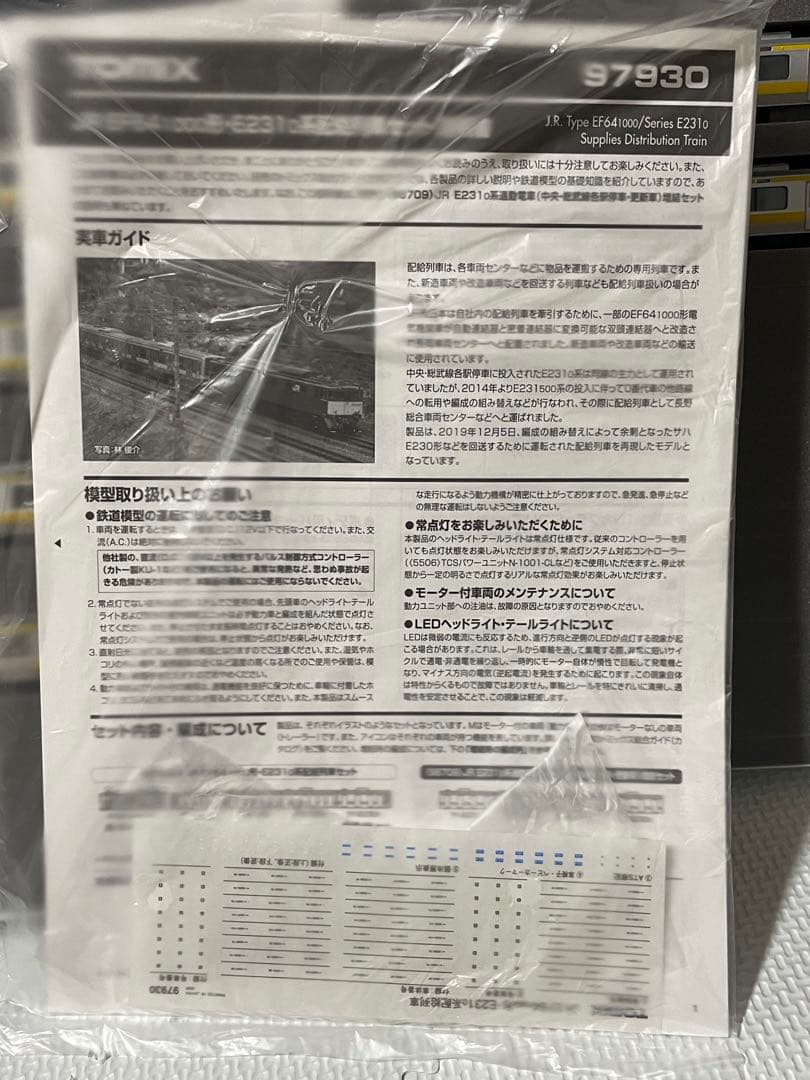 TOMIX E231系 0番台 EF64 1000番台 97930 98709
