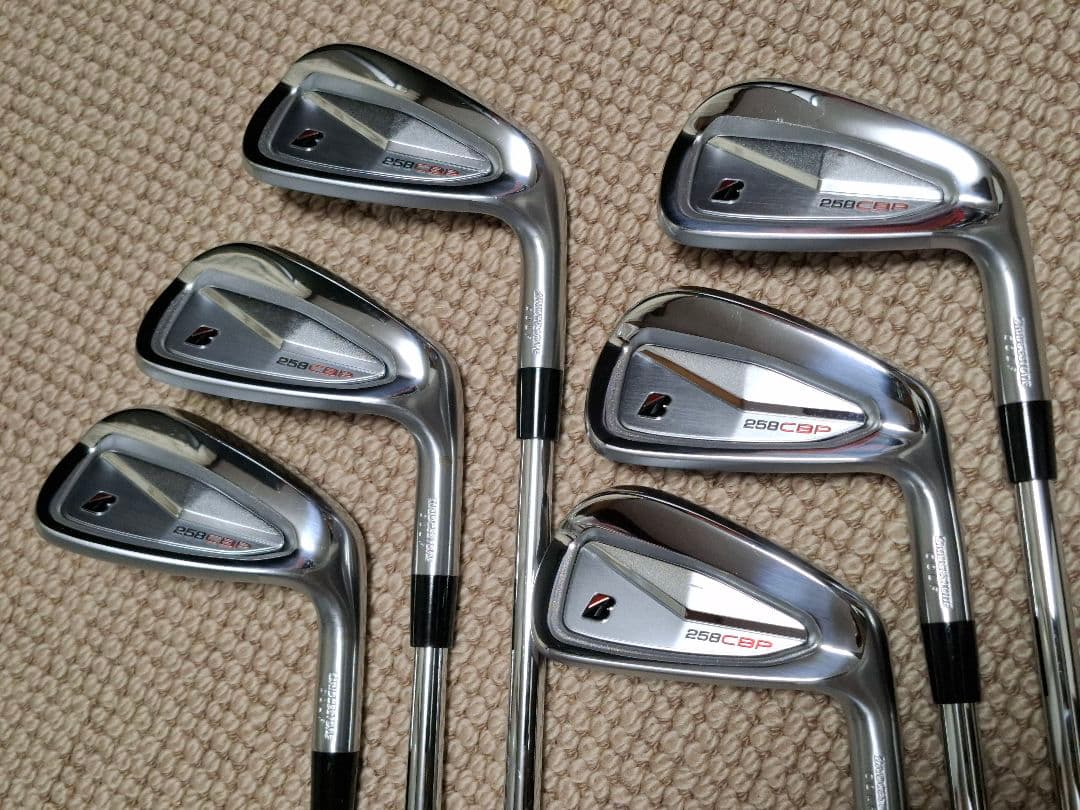 ブリヂストン 258CBP #5-PW 6本 保証書付き 新品同様