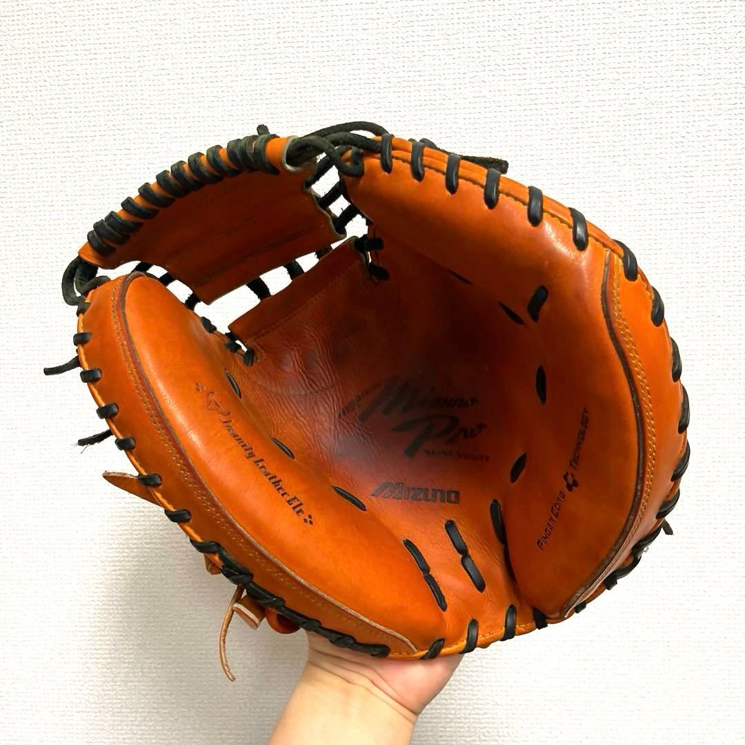 901 ミズノプロ 型抜群 即戦力 美品 硬式 キャッチャーミット