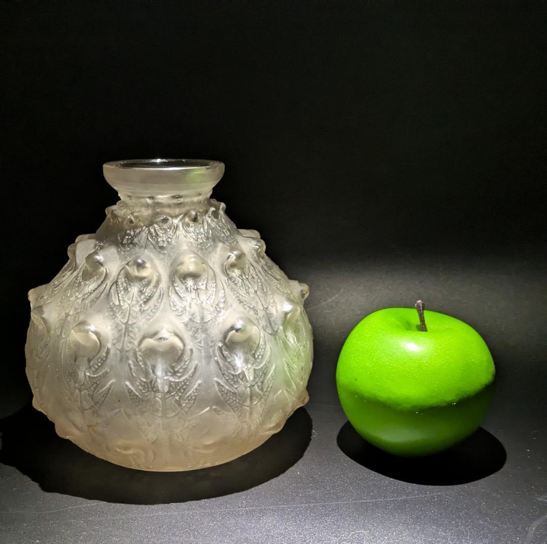 希少な出品★ルネ・ラリック フジェール 1913 初期作品 花瓶 16cm