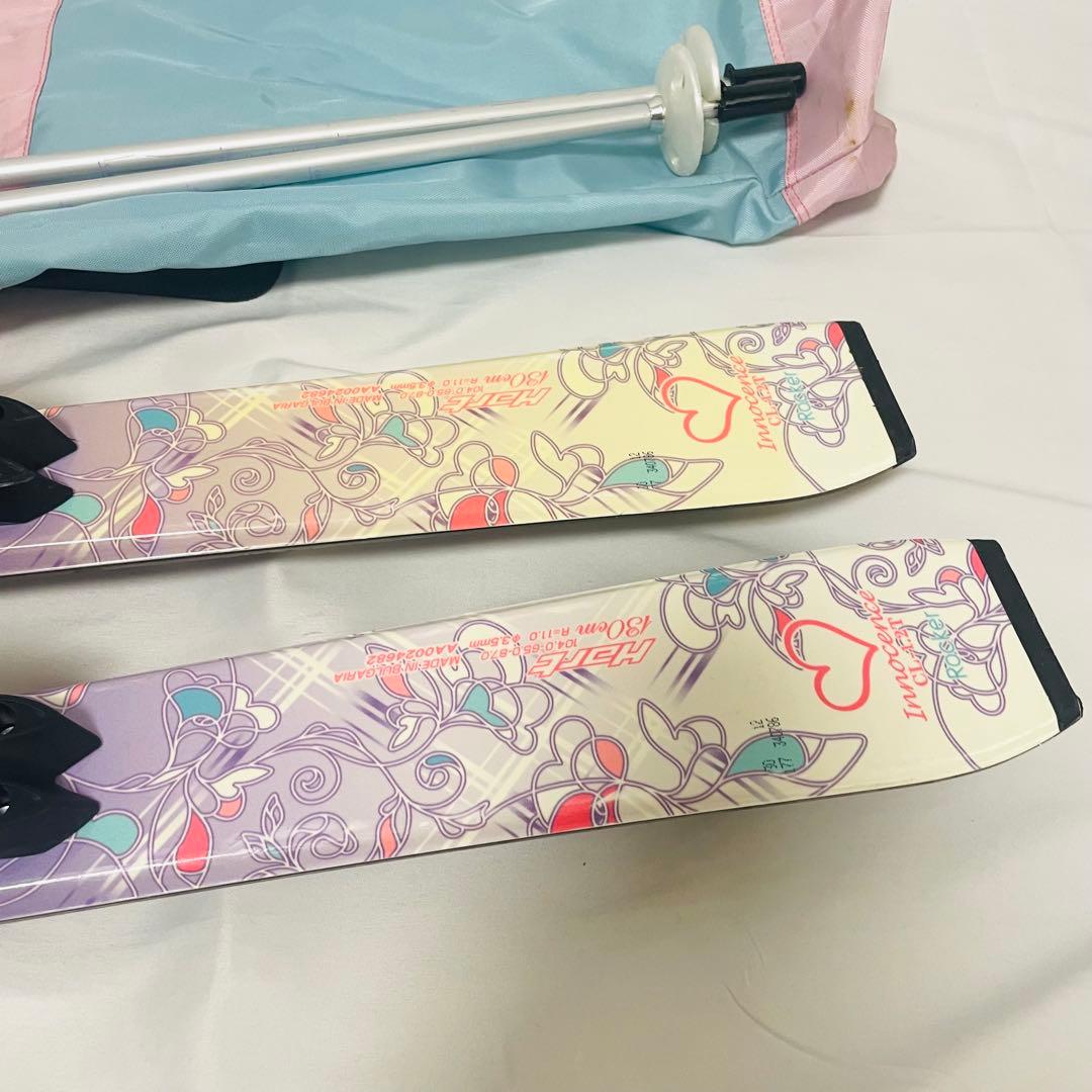 HART ROCKER ハート ロッカー130cm スキー ブーツ ストック付き