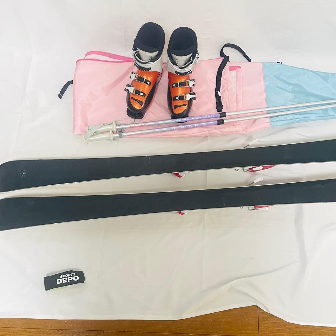 HART ROCKER ハート ロッカー130cm スキー ブーツ ストック付き