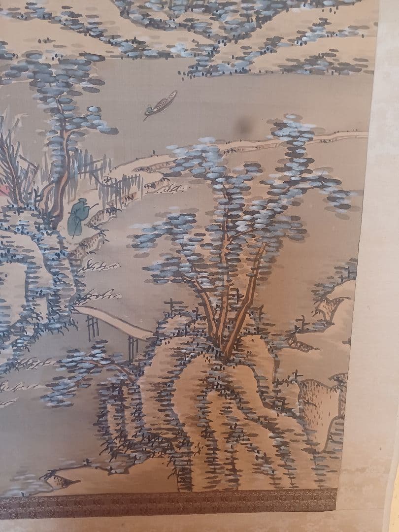 模写？　南画 掛軸 　大雅雲中山水？