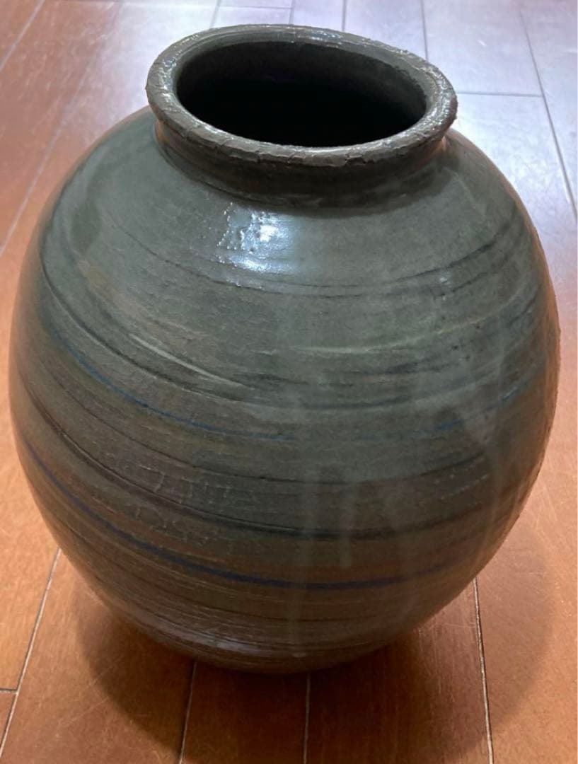 琉球焼　宮城陶房　宮城勝臣　壺　花器　みやぎかつとみ　やちむん