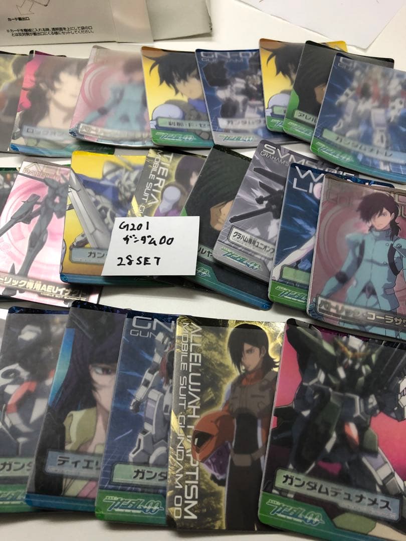 G201-ガンダムOO【開封未使用カードダス】28セットcarddass