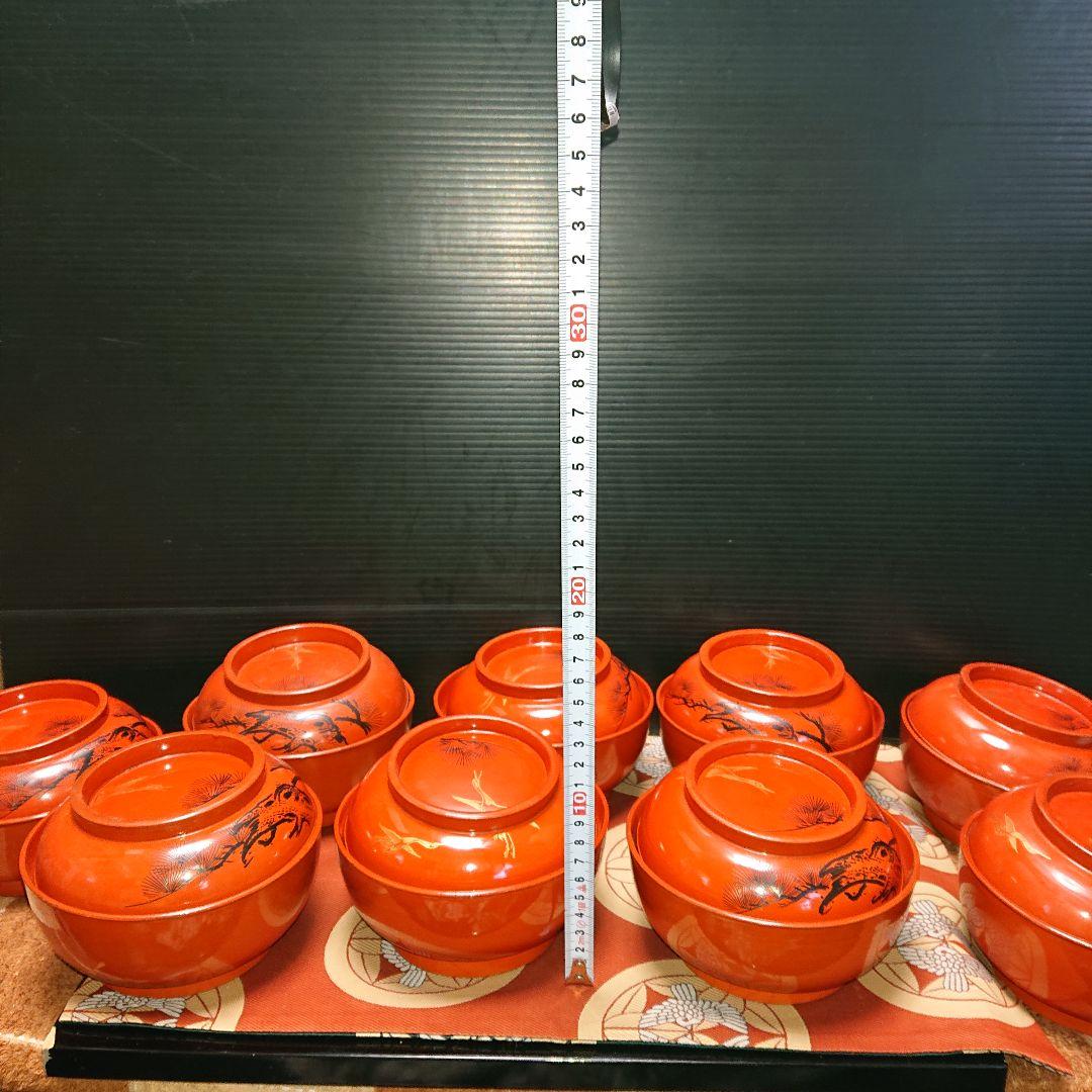 レトロ金彩汁茶碗