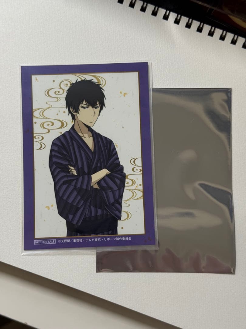 家庭教師ヒットマンREBORN フクヤくじ　FUKUYA 特典　ブロマイド 雲雀