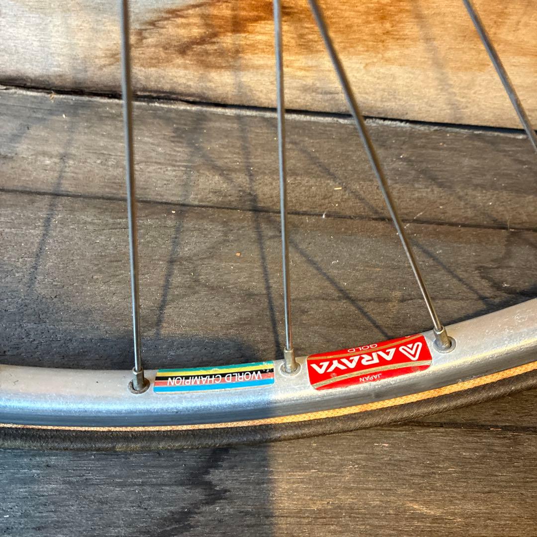 よしきん様 競輪ホイール前後　スズエプロマックス アラヤワールドチャンピオンリム