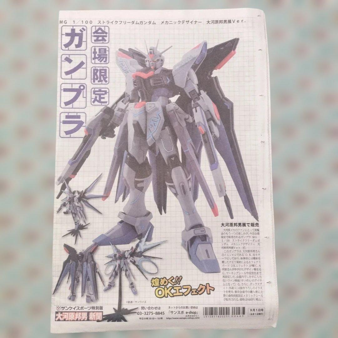 【未開封おまけ付き】大河原邦男展　MG ストライクフリーダム　ガンダム