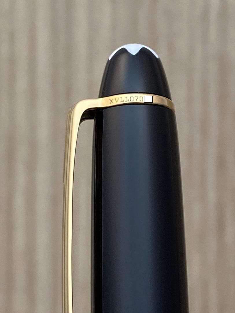 美品 モンブラン 116 モーツァルト ゴールドｘ黒 ボールペン 純正リフィル